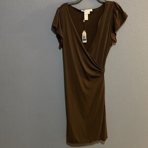 Studio M Brown Midi Dress